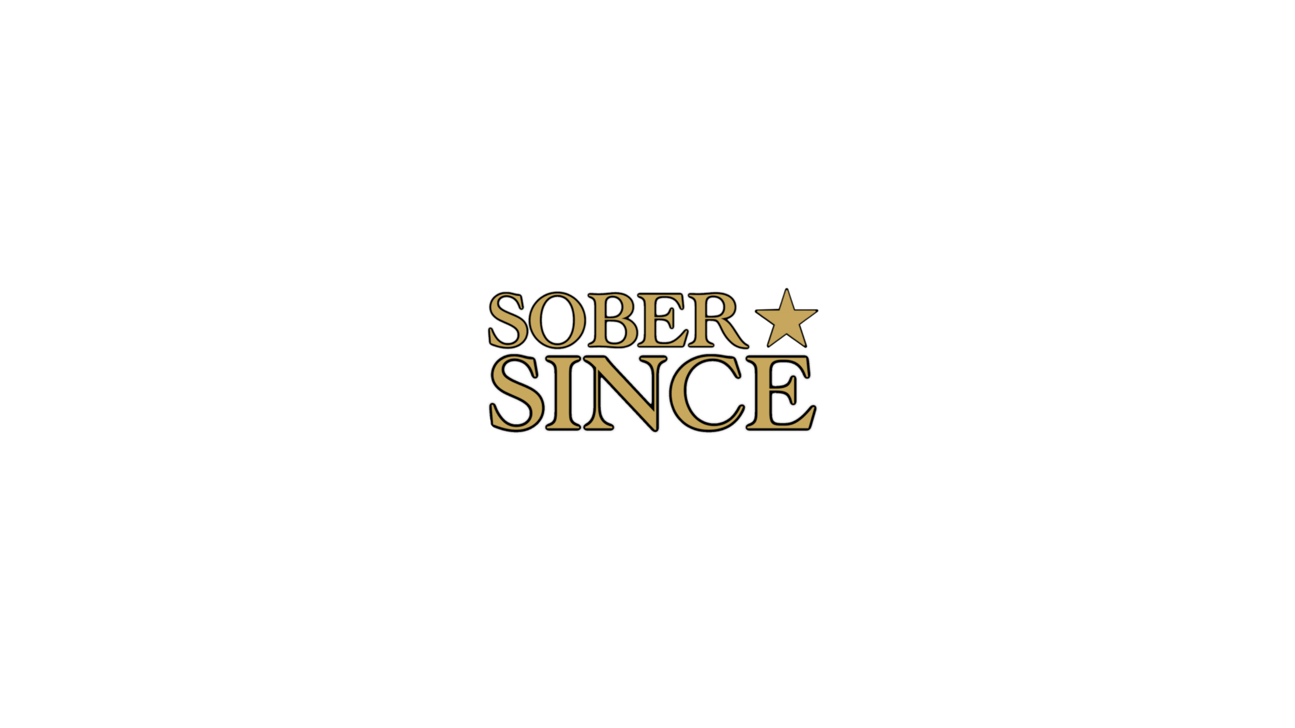 SoberSince Stacked Decal